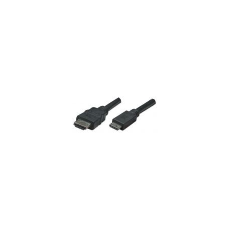 Cable Video Hdmi Manhattan 1.3 M-Mini M  1.8M Bolsa 304955