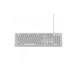 Teclado Getttech Gti-28201B Ignite Backlight Usb Blanco 105 Teclas