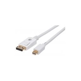 Cable Manhattan Mini Displayport A Displayport 2M Blanco 324748