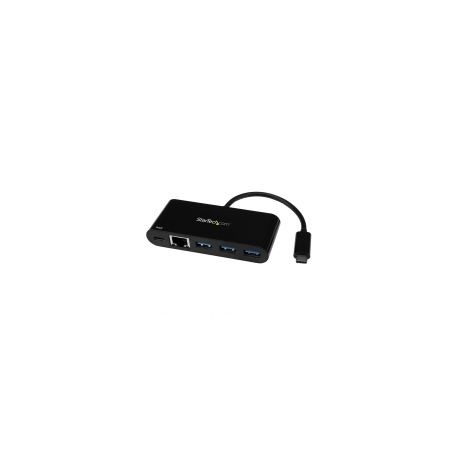 Hub Startech De 3 Puertos Usb 3.0 1X Rj-45 5000 Mbit/S Us1Gc303Apd