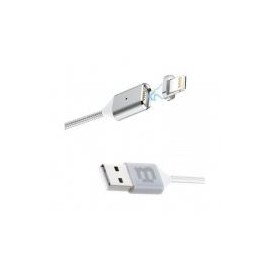 Cable Lightning Blackpcs Plata 1M Casltm-2