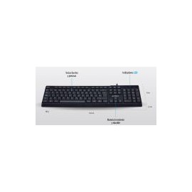 Teclado Acteck Te-200 Usb Estandar Negro Alambrico
