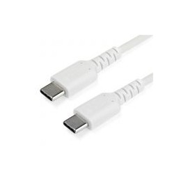 Cable Usb Tipo C Startech 1M Blanco Con Fibra Aramida Rusb2Cc1Mw