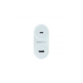 Cargador Mobifree Usb Y Tipo C Color Blanco Pared Usb 1 Mb-923354