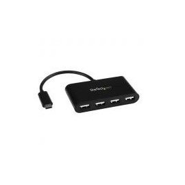 Hub Concentrador Usb-C A Usb A De 4 Puetros 2.0 St4200Minic
