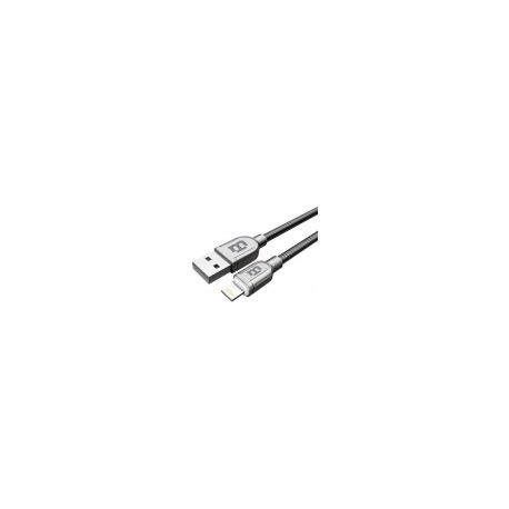 Cable Blackpcs Color Plata Lightning 1M Caslte-3