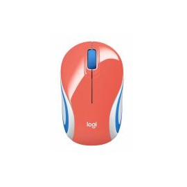 Mouse Mini Logitech Inalambrico M187 Rojo 910-005362