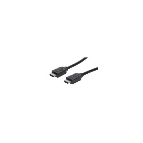 Cable Video Hdmi Manhattan M-M Blindado 2M + Ethernet 323215