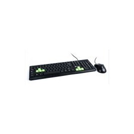 Kit De Teclado Y Mouse Naceb Technology Estandar Color Negro