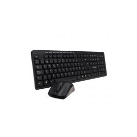 Kit Teclado Y Mouse Vorago Km-304 Inalambrico Multimedia Negro