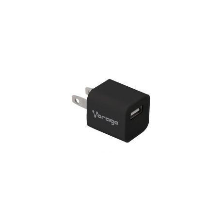 Cargador Para Pared Vorago Au-105 Con 1 Puerto Usb Negro Blister