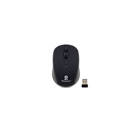 Mouse Brobotix Optico Inalambrico Usb 1600Dpi Negro 963128