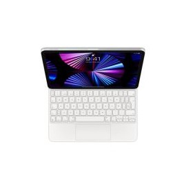 Teclado Apple Magic Keyboard Inalambrico Bluetooth Para Ipad Pro 11" Blanco Mjqj3E/A