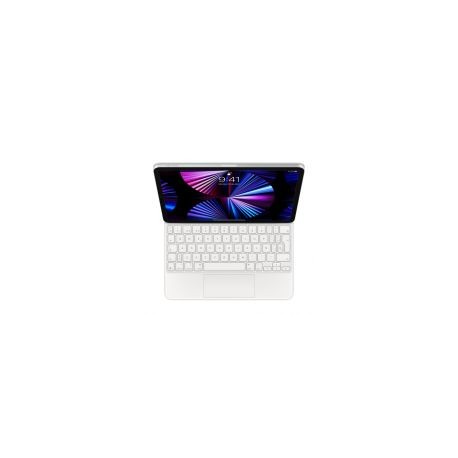 Teclado Apple Magic Keyboard Inalambrico Bluetooth Para Ipad Pro 11" Blanco Mjqj3E/A