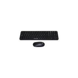 Kit De Teclado Y Mouse Techzone Inalambrico Usb Negro Tzcombina05