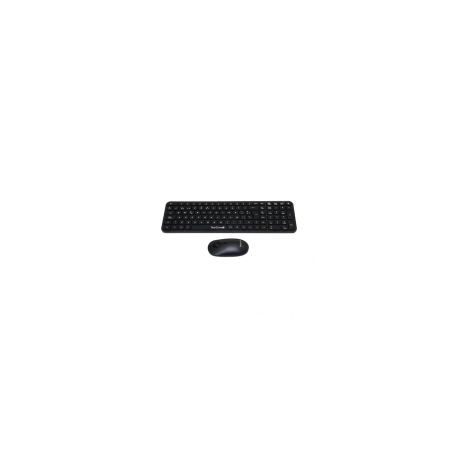 Kit De Teclado Y Mouse Techzone Inalambrico Usb Negro Tzcombina05