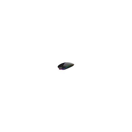Mouse Nextep Optico Slim Inalambrico Rgb Negro Ne-412N