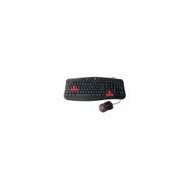 Kit De Teclado Y Mouse Naceb Technology Estandar Color Negro Na-112