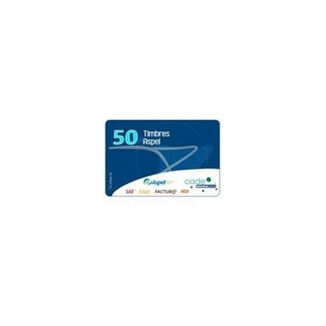 Timbres Fiscales Aspel, Sae, Incluye 50 Timbres
