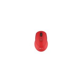 Mouse Nextep Optico Inalambrico Ergonomico Rf Usb Rojo Ne-411E