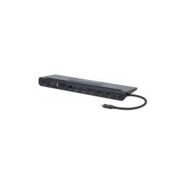 Docking Station Manhattan Usb-C A 11Pto 3 Monitores C/Mst 100W 153478