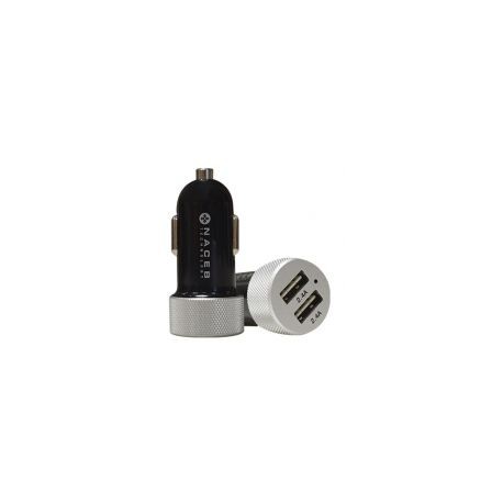Cargador Para Auto Naceb Technology Na-601 Auto Negro