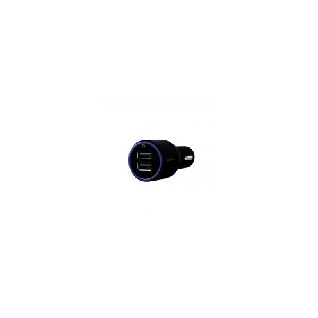 Cargador De Auto Mobifree 2 Puertos Usb Negro Mb-923323