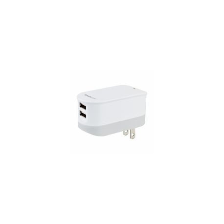 Cargador Mobifree De Pared 2 Puertos Usb Blanco Pared Usb 2 Mb-923361