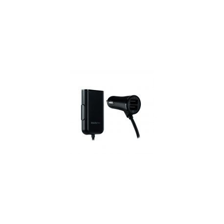 Cargador Mobifree Cargador De Coche 4 Puertos Negro Auto 4 Mb-923316
