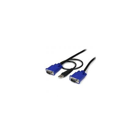 Cable Kvm 3M Ultradelgado 2En1 Vga Usb Hd15 Macho Startech Sveconus10