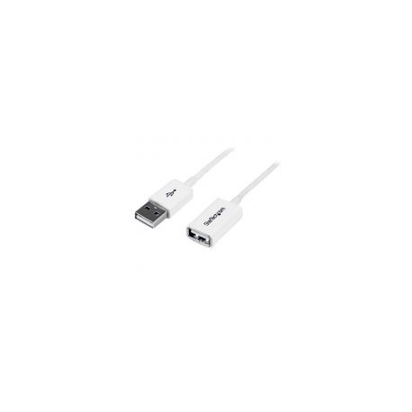 Cable 1M Extension Usb 2.0 Macho-Hembra Blanco  Startech Usbextpaa1Mw