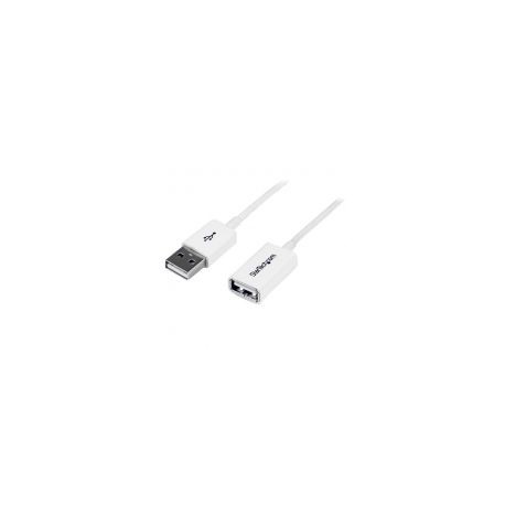 Cable 2M Extension Usb 2.0 Macho-Hembra Blanco  Startech Usbextpaa2Mw
