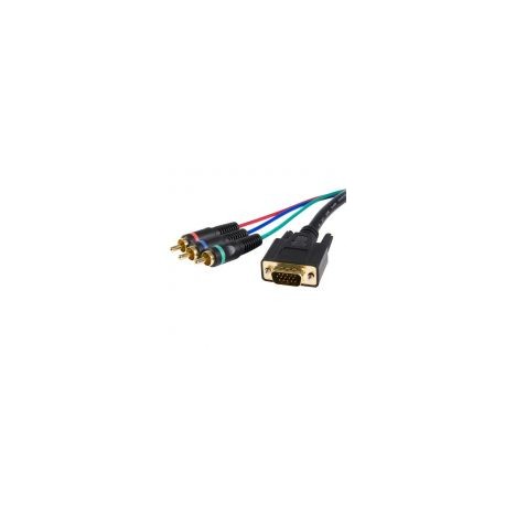 Cable Adaptador 91Cm Vga Hd15 A Video Componente Startech Hd15Cpntmm3