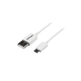 Cable 2M Micro Usb B A Usb A  Adaptador Blanco Startech Usbpaub2Mw