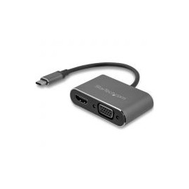 Adaptador Usb Tipo C A Vga Y Hdmi Startech 2En1 4K 30Hz Cdp2Hdvga