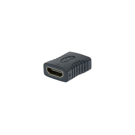 Cople Hdmi Manhattan Hdmi-Hdmi Hembra/Hembra Negro 353465