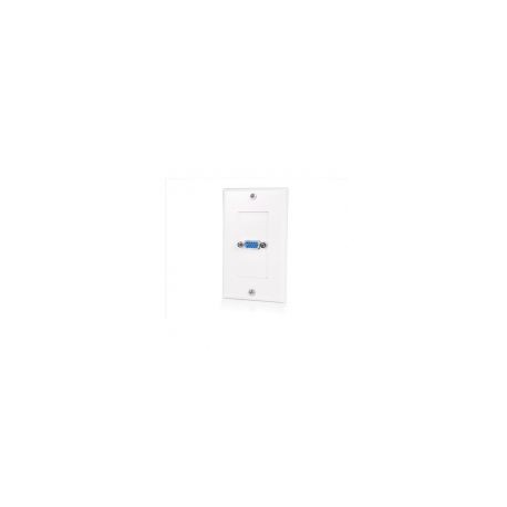 Startech Placa De Pared Vga Hembra Blanco 1 Puerto Vgaplate