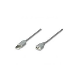 Cable Usb Manhattan Extension 3.0M Gris 317238