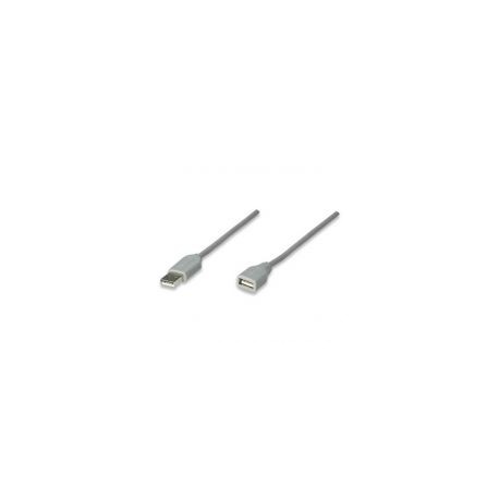 Cable Usb Manhattan Extension 3.0M Gris 317238
