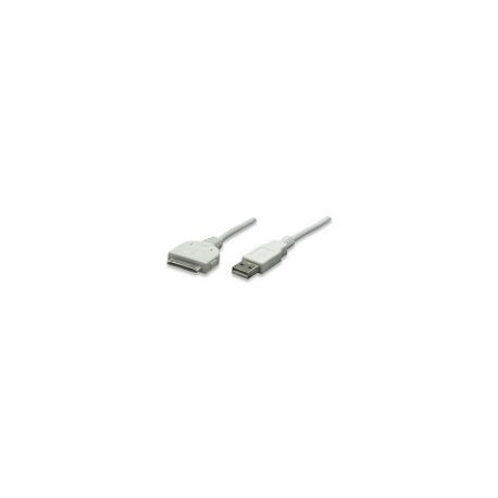 Cable Ilynk Usb Manhattan Para Ipod / Iphone Blanco 391856