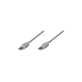 Cable Manhattan Usb A-A 1.8M Gris 317887