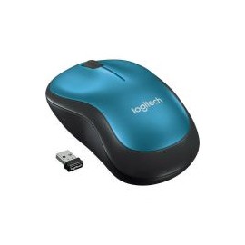Mouse Logitech M185 Azul Inalambrico Usb (910-003636)
