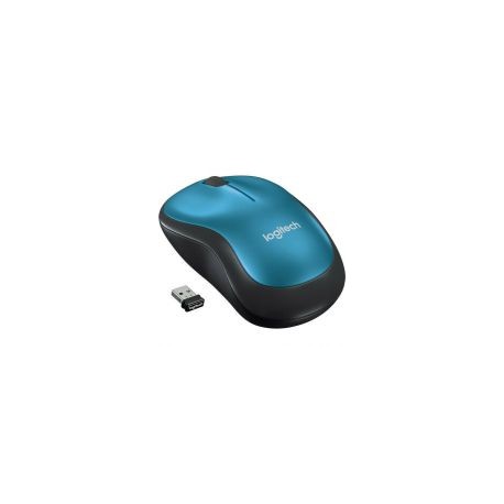 Mouse Logitech M185 Azul Inalambrico Usb (910-003636)
