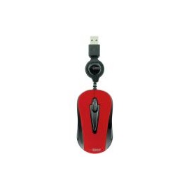 Mini Mouse Easy Lineel-993353  Optico Retractil Rojo
