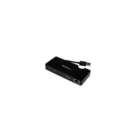 Minireplicador  Ptos Usb3.0 Hdmi O Vga Usb Dock  Startech Usb3Smdockhv