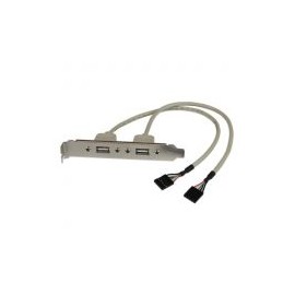 Adaptador Bracket Placa Usb A  2 Puertos  Startech Usbplate