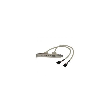 Adaptador Bracket Placa Usb A  2 Puertos  Startech Usbplate