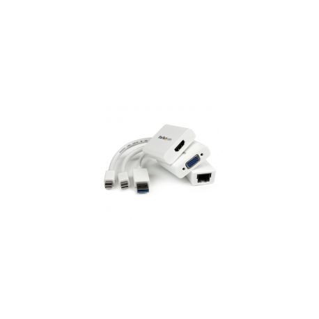 Kit Adaptadores Macbookair Minidp A Vga Hdmi A Red Startech Macamdpgbk
