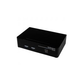 Conmutador Profesional  Kvm 2 Ptos Displayport Usb  Startech Sv231Dpua