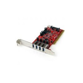 Tarjeta Pci 4Ptos Usb3.0 Superspeed Hubconcentrador Startech Pciusb3S4